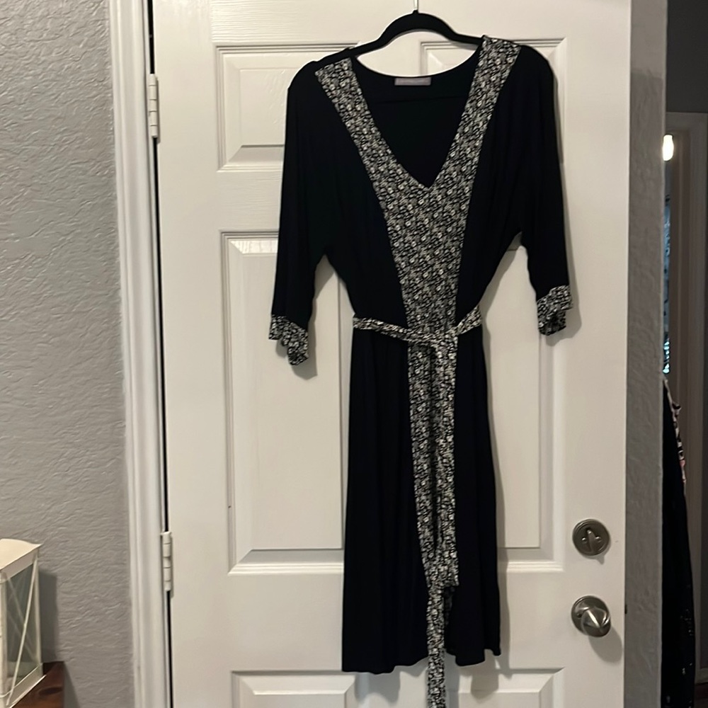 3/4 sleeves slimming dress